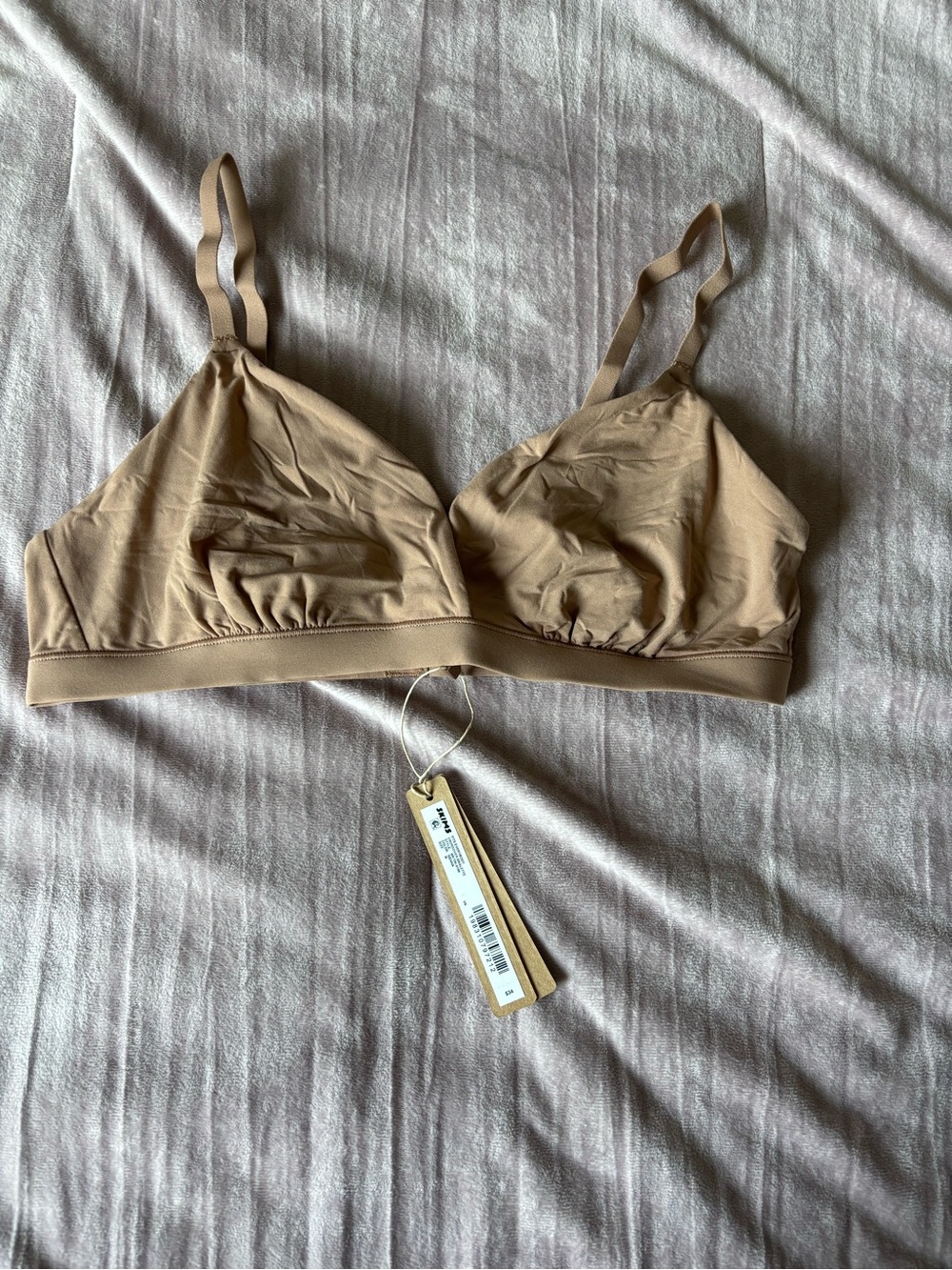 SKIMS Fits Everybody Crossover Bralette- Onyx - Sienna